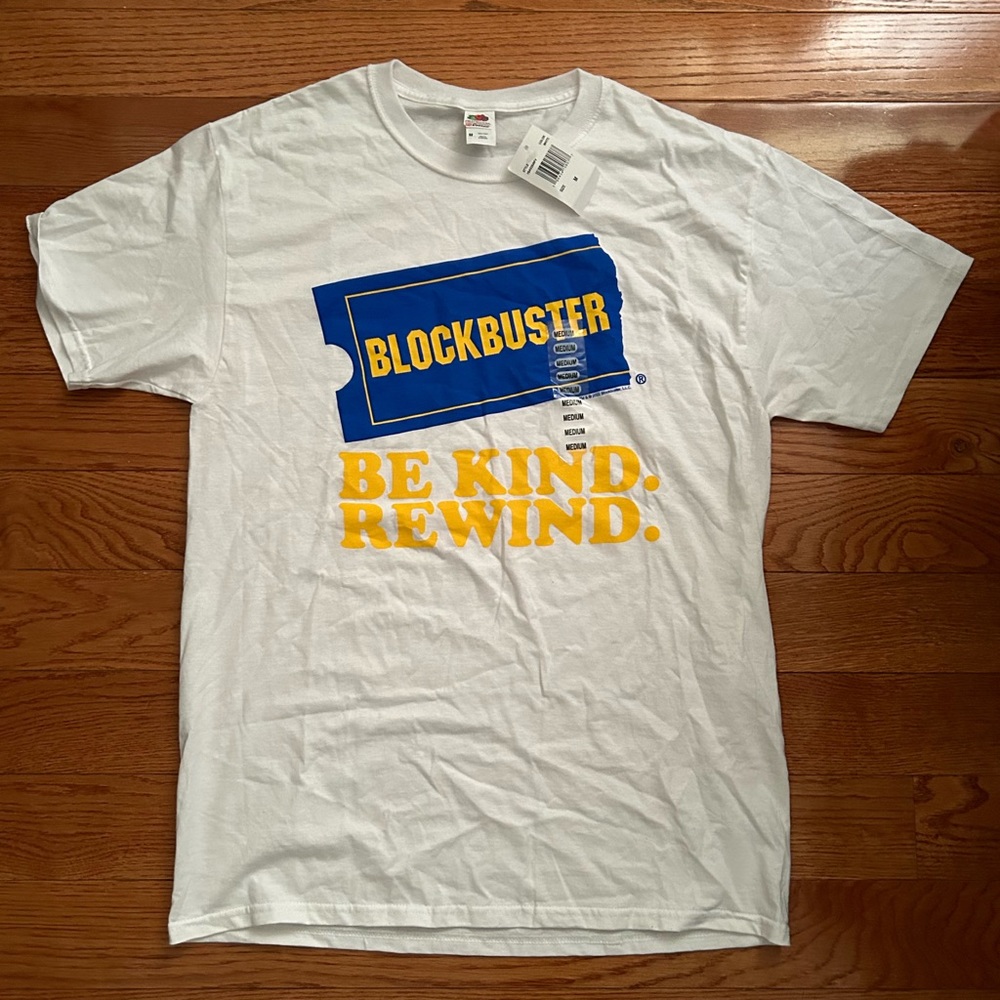 Men’s Blockbuster Tee - Size Medium